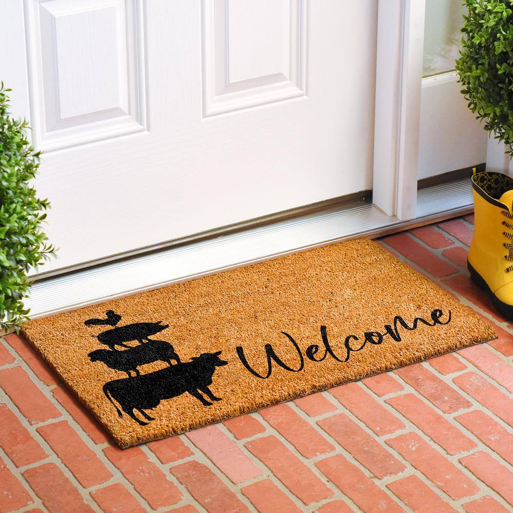 Farmhouse animals Doormat 17″ x 29″ - Hercitys