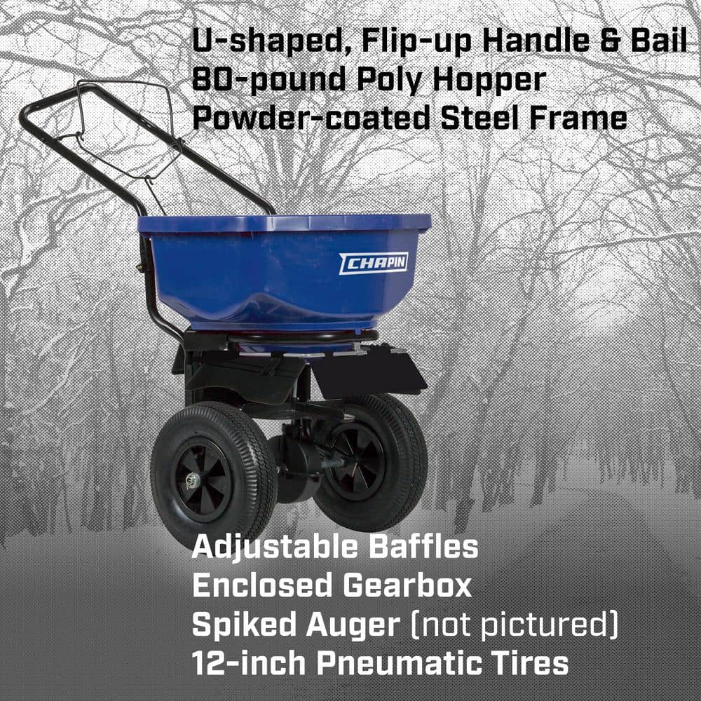 80 lbs. Residential Salt Spreader - Hercitys