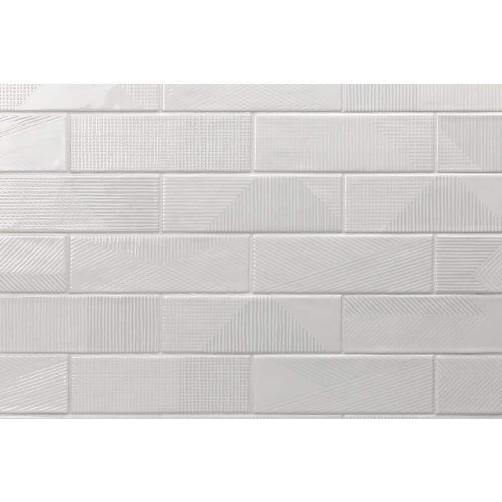 Ace Gray 2 in. x 8 in. x 9 mm Polished Ceramic Subway Wall Tile (38 pieces / 5.38 sq. ft. / box) - Hercitys