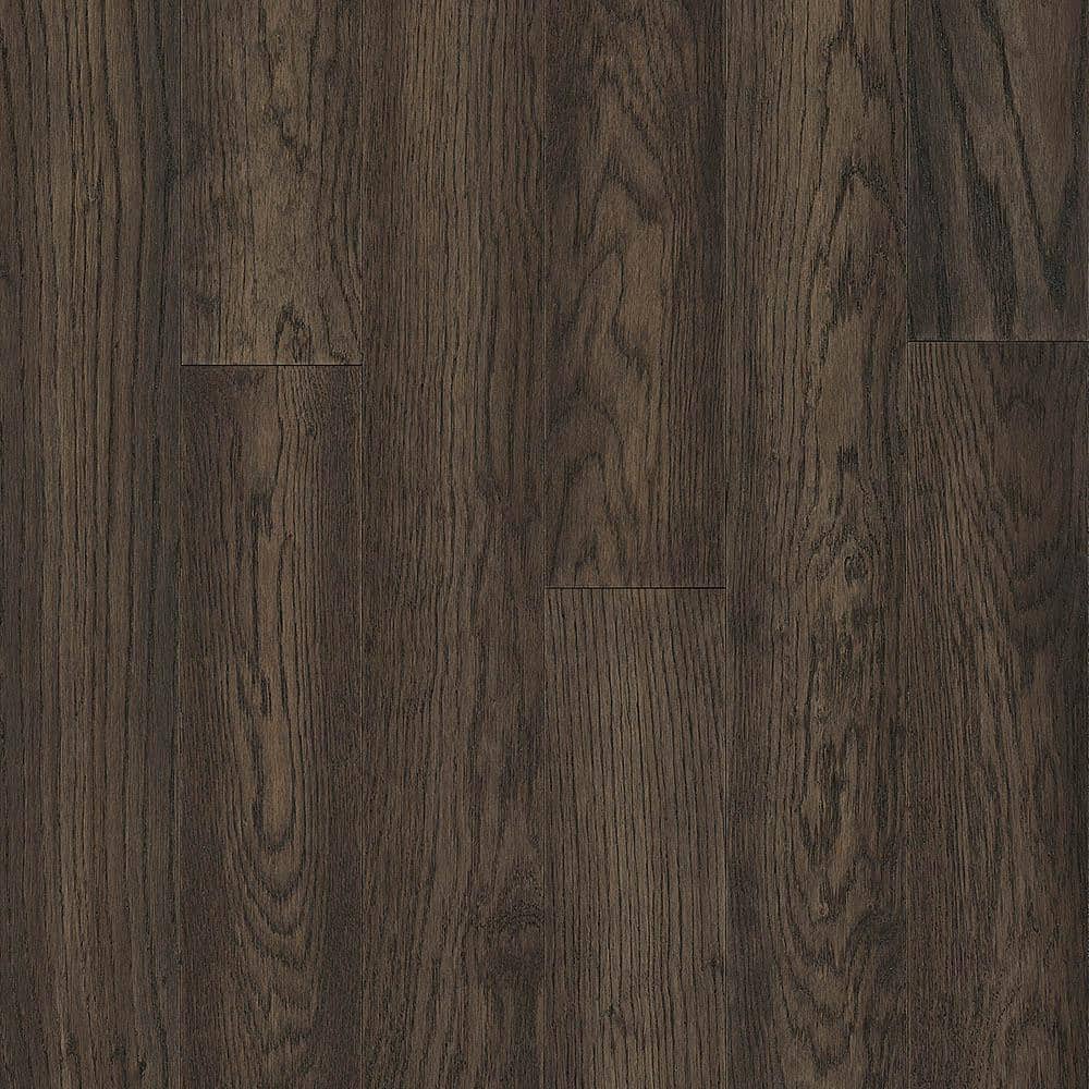Hydropel Dark Brown Oak 7/16 in. T x 5 in. W Waterproof Click Lock Engineered Hardwood Flooring (22.6 sq.ft./ctn) - Hercitys