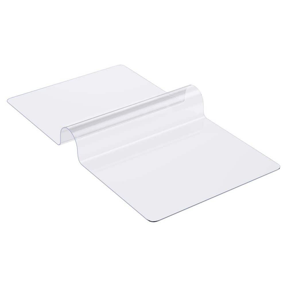 Plastic Table Cover, 16 x 32 in. 1.5mm Thick Clear Table Protector, Rectangle PVC Desk Mat, Waterproof and Easy Cleaning - Hercitys