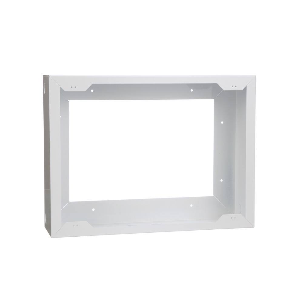 Surface-mount Adapter in White for Com-Pak Twin In-wall Fan-forced Electric Heaters - Hercitys