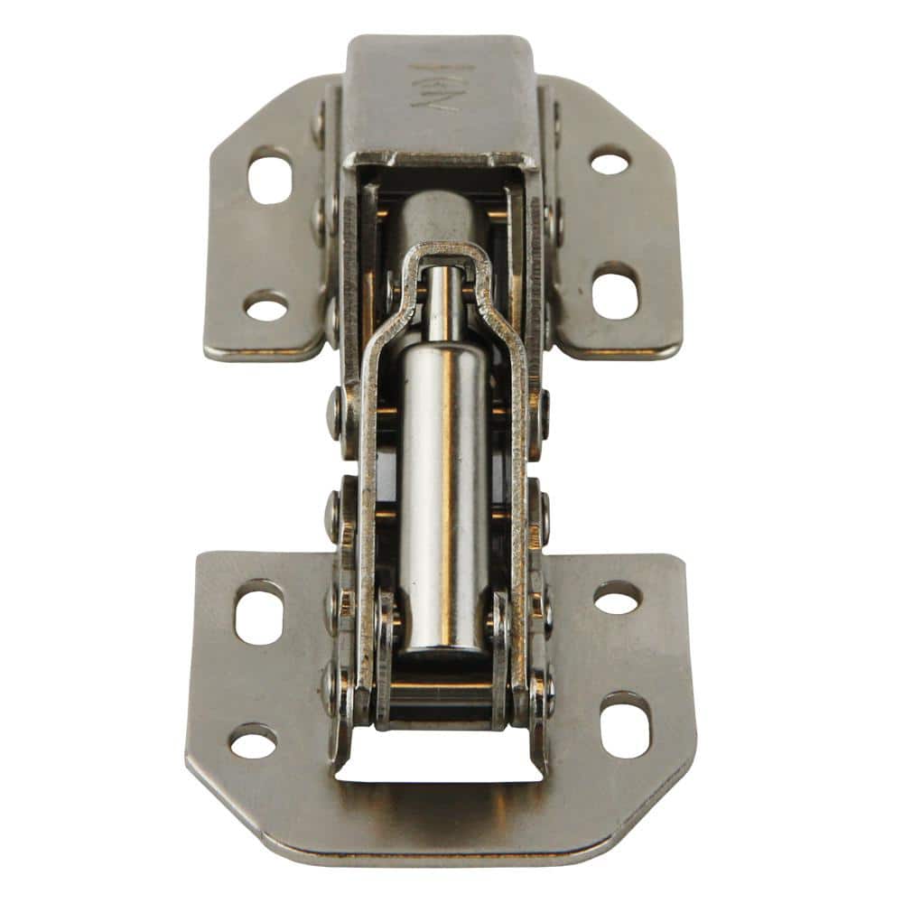 Full Overlay Frameless Surface Mount Soft Close Hinge (2-Pack) - Hercitys