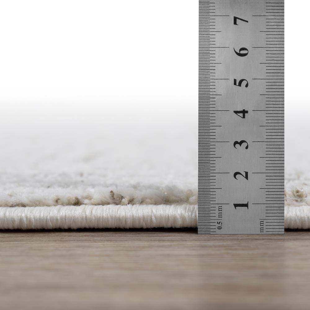 Nizza Collection Naples Ivory 5 ft. x 7 ft. Contemporary Area Rug - Hercitys