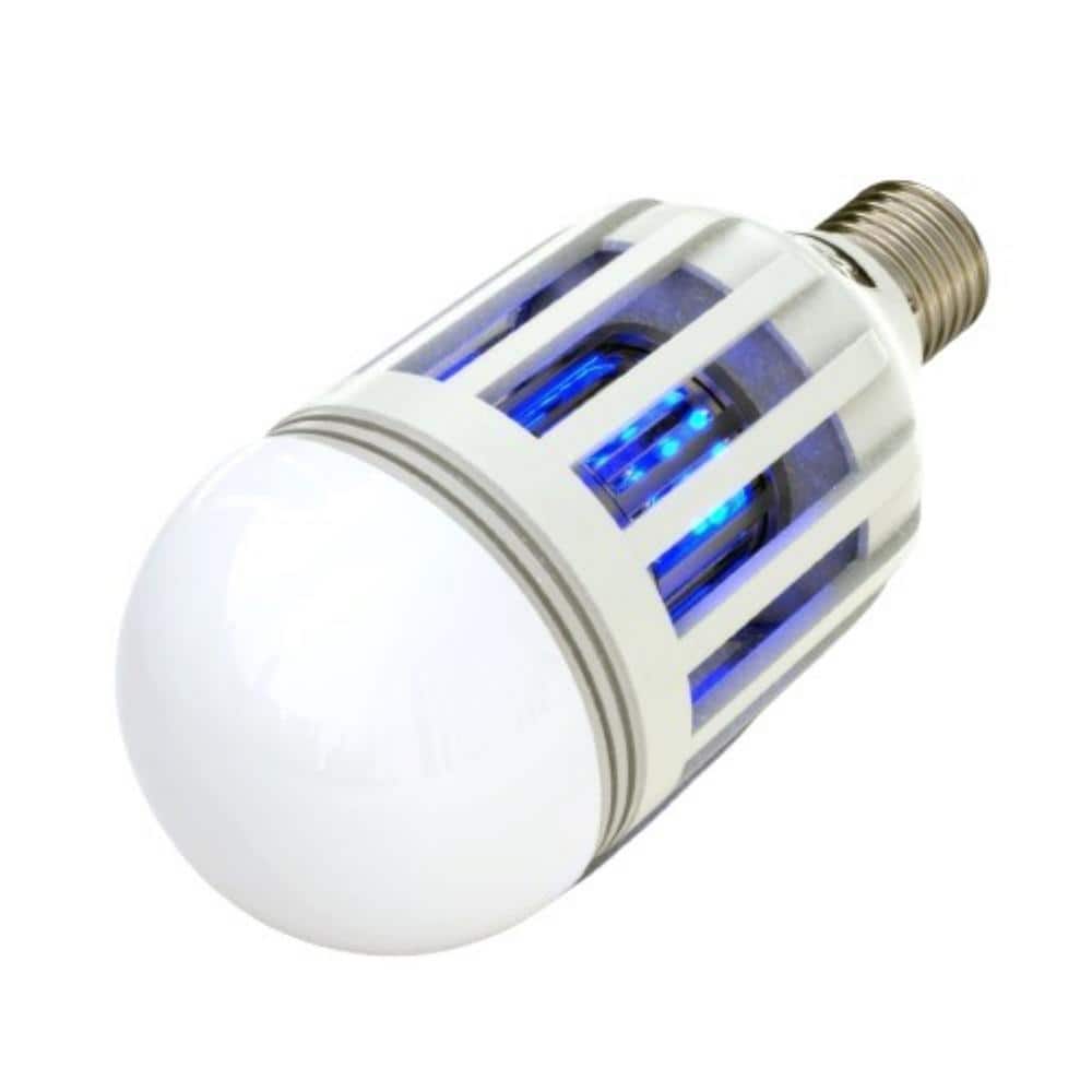 Indoor/Outdoor 110-Volt Mosquito Killer Lawn Insect Control Trap 2-in1 Light Bulb Fly Trap Killer UV Led Lamp - Hercitys