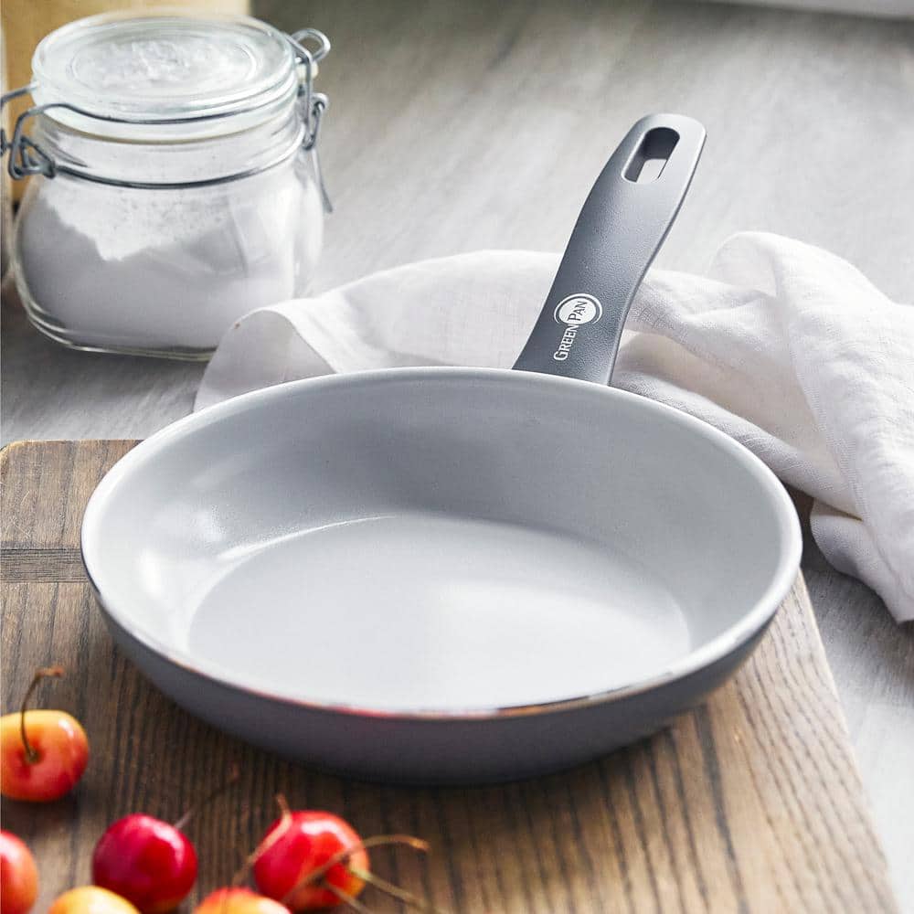 Dover 8 ” Ceramic Nonstick Frying Pan in Grey - Hercitys
