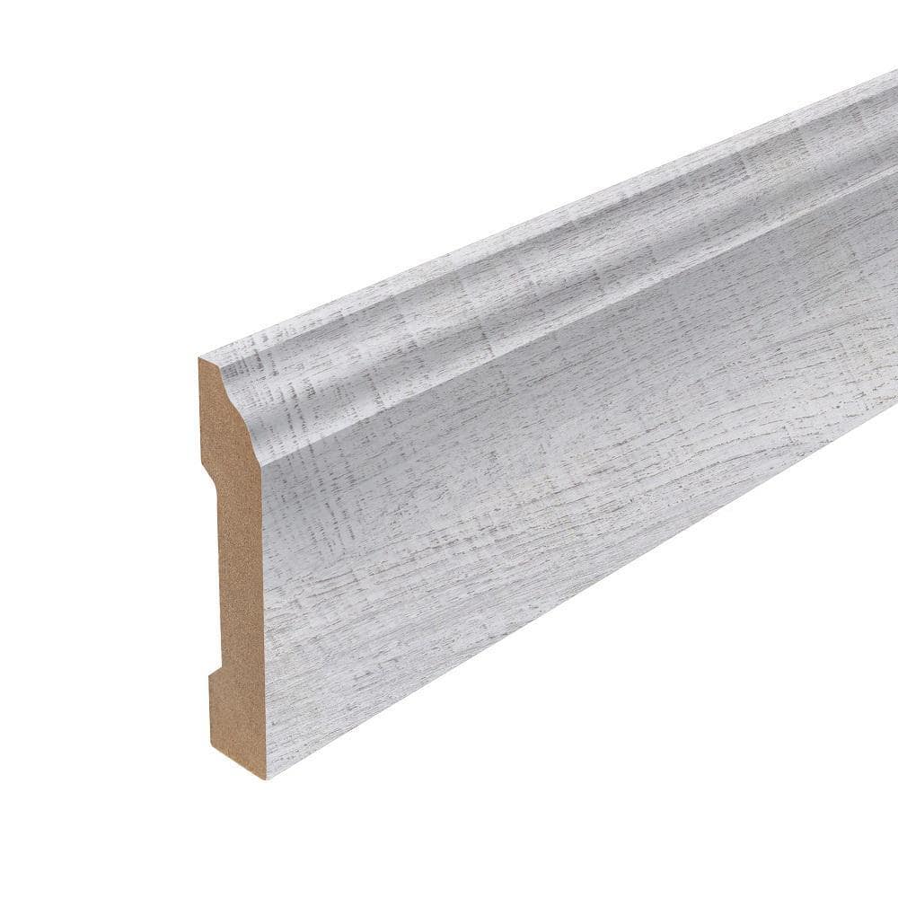 Oyster 0.62 in. T x 3.3 in. W x 94.5 in. L Base Molding - Hercitys