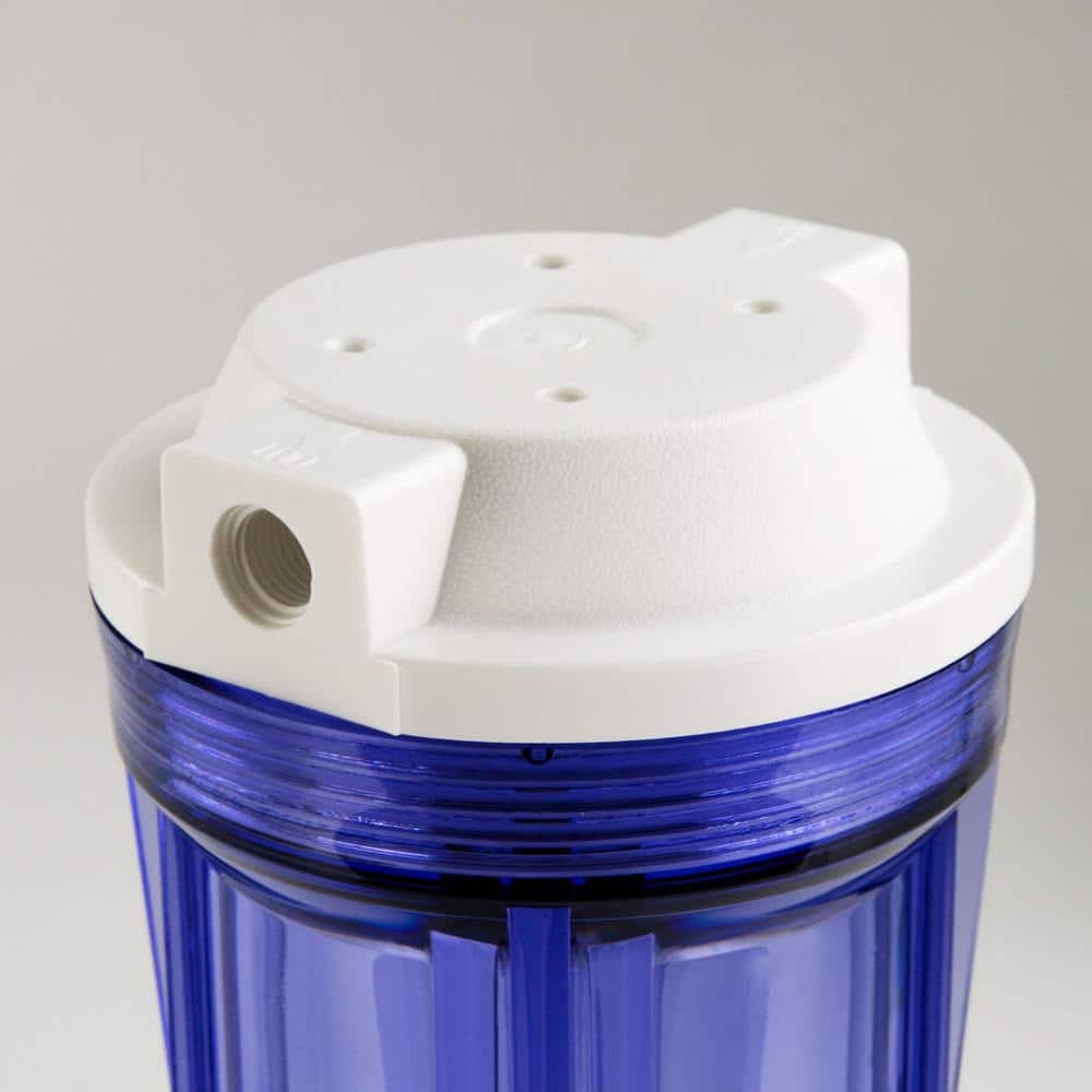 Transparent Water Filter Housings 10 in. RO / Aquarium (2-Pack) - Hercitys
