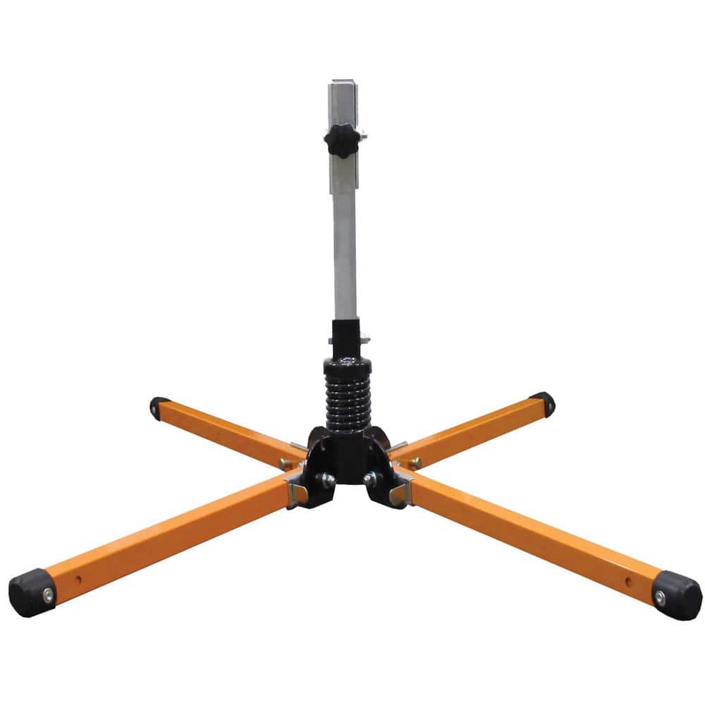 Compact Single Spring Sign Stand for Work Zone Roll-Up Signs - Hercitys