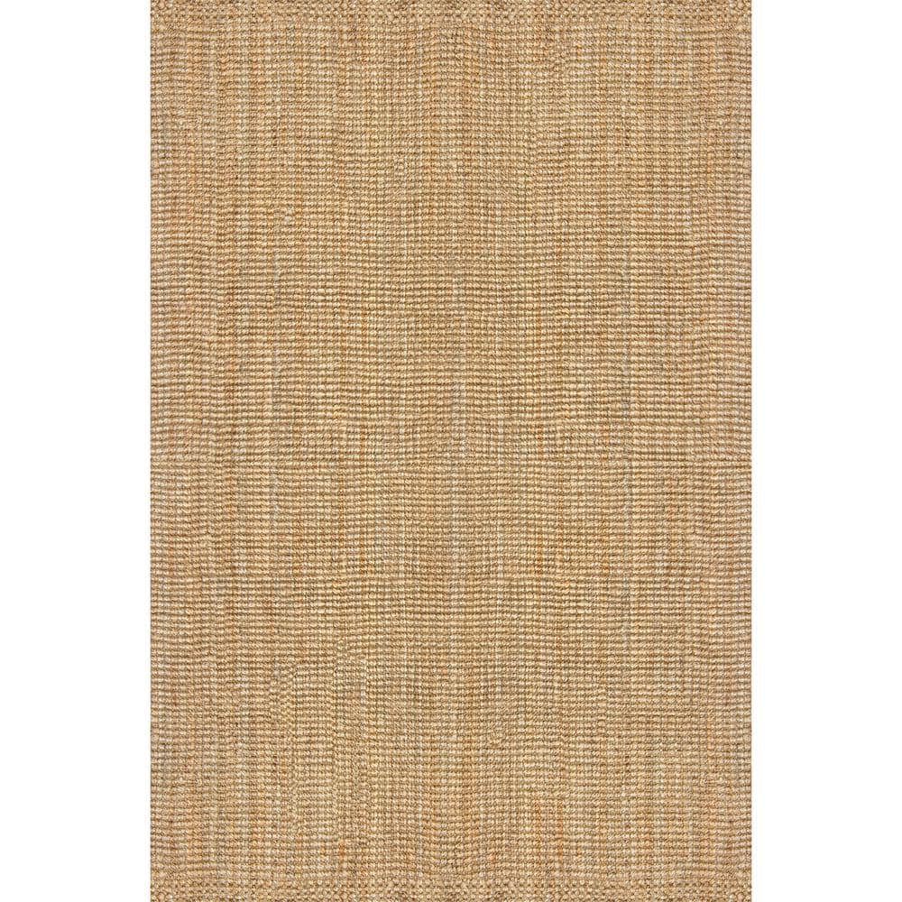 Raleigh Jute Boucle Natural 5ft x 7ft Area Rug - Hercitys