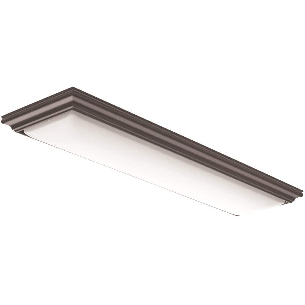 Vanderlyn 4 ft. Brown LED Flush Mount - Hercitys