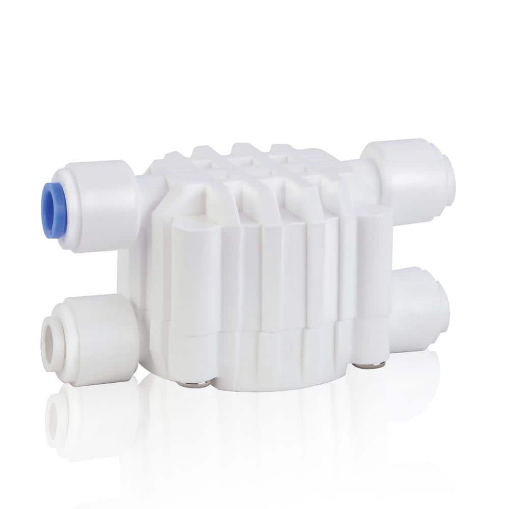 Auto Shut Off Valve with 1/4 in. Quick Connect for Reverse Osmosis Water Filtration System - Hercitys