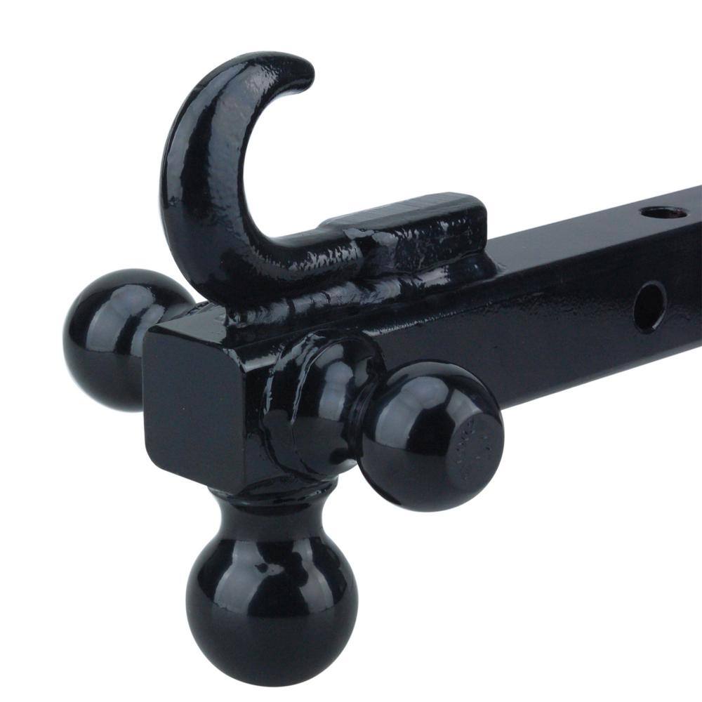 Triple Ball Trailer Hitch Mount with Hook - Hercitys