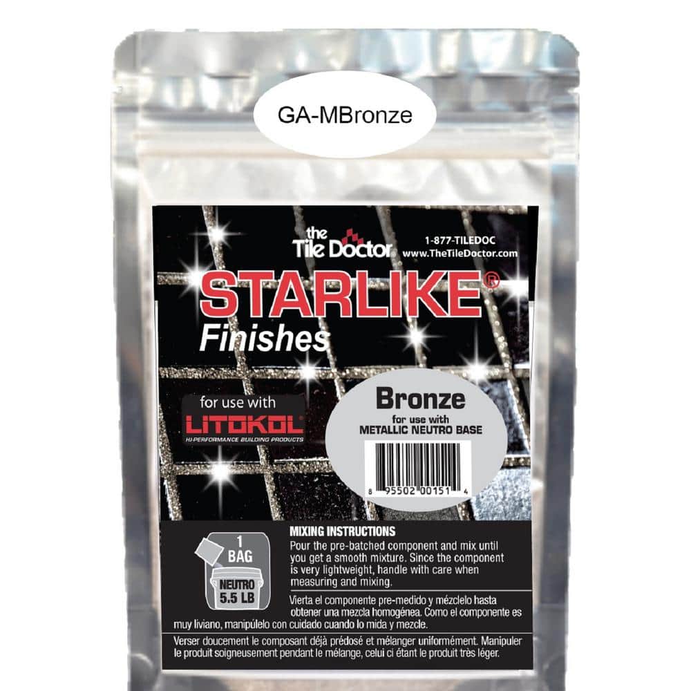 Starlike Finishes Epoxy Grout Additive – Bronze Metallic Collection 100 g (1-Pack) - Hercitys