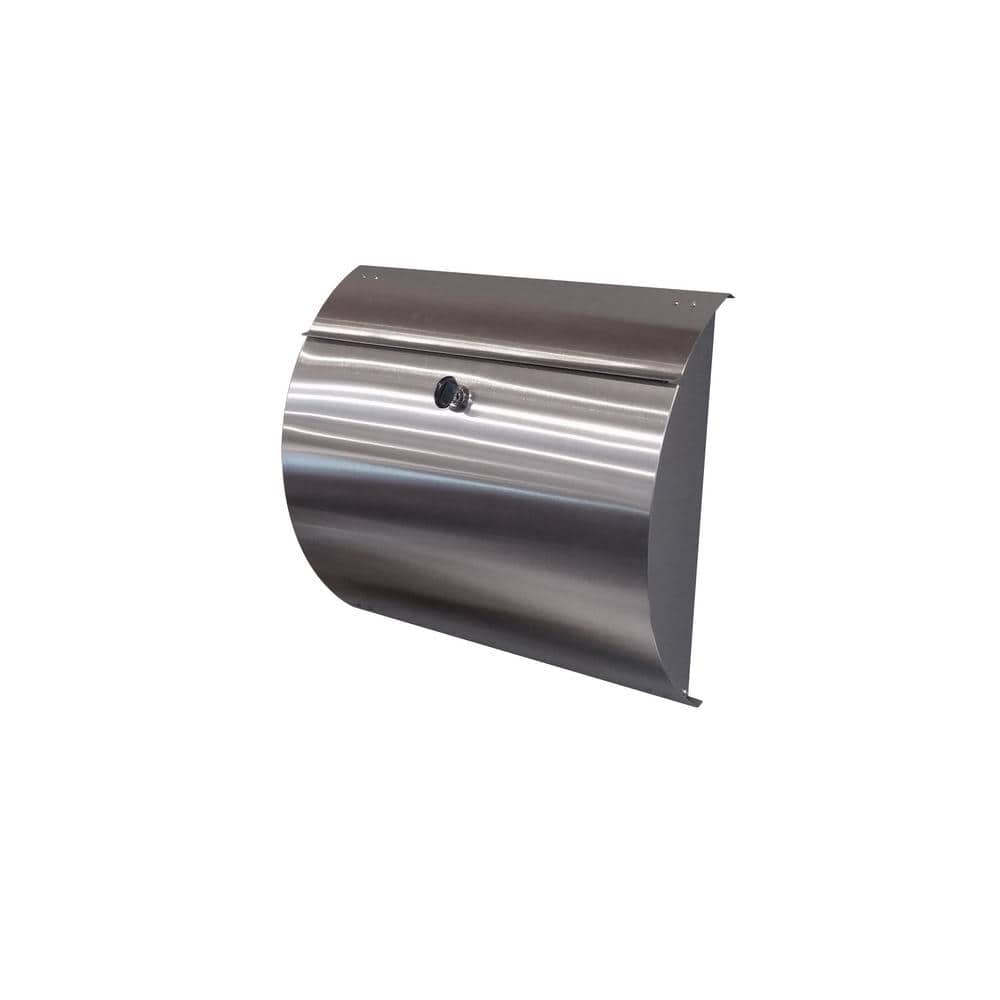 Spira Stainless Steel Wall Mount Locking Mailbox - Hercitys