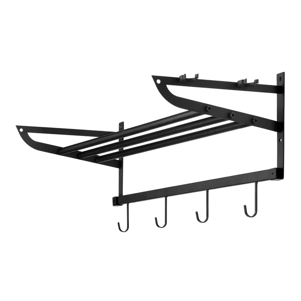 Matte Black Wall Mounted Garage Sport Organizer - Hercitys