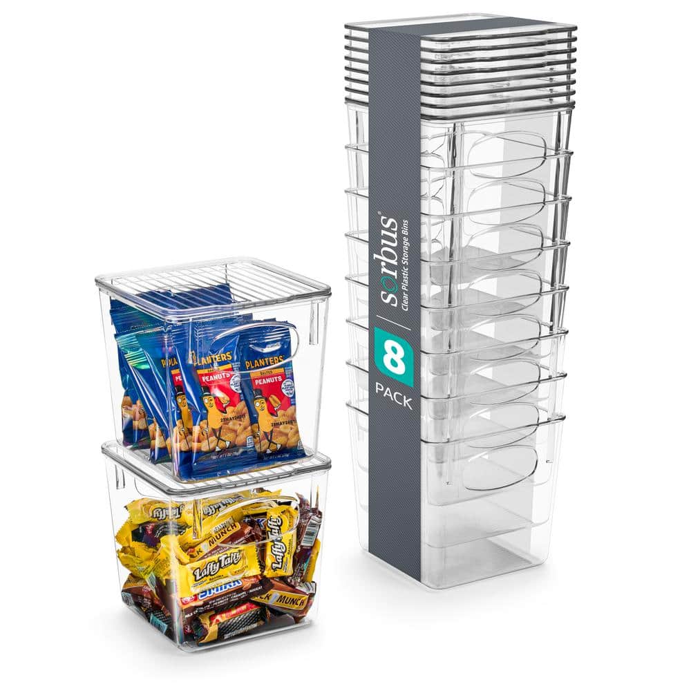 Plastic Food Storage Container with Lids (8-Pack) - Hercitys