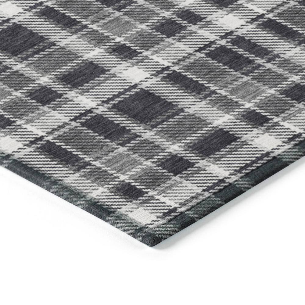 Chantille ACN563 Black 5 ft. x 7 ft. 6 in. Machine Washable Indoor/Outdoor Geometric Area Rug - Hercitys