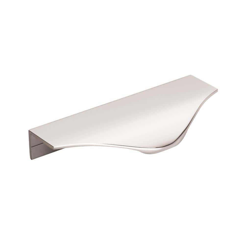 Aloft 4-3/16 in. (106mm) Modern Polished Chrome Cabinet Edge Pull - Hercitys