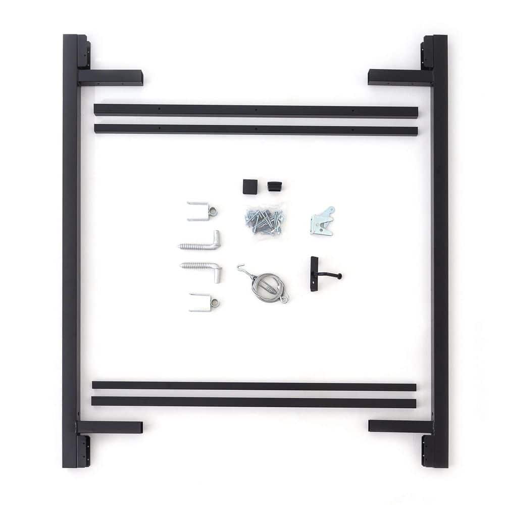 Adjust-a-Gate 36-72 in. W x 45 in. H Steel Gate Frame Kit, Original Medium Width Full Frame Gate Kit - Hercitys