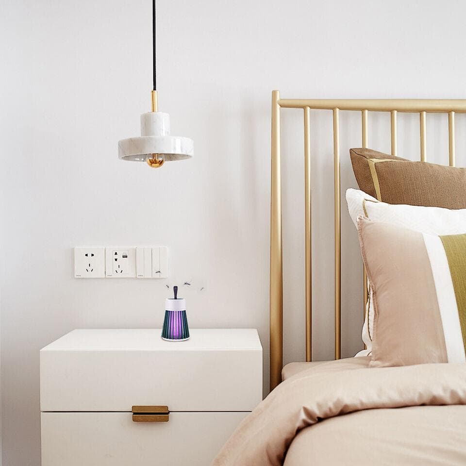 Outdoor Mosquito Killer Lawn Insect Control Trap USB Rechargeable Fly Zapper LED Light Mosquito Insect Killer Trap Lamp - Hercitys