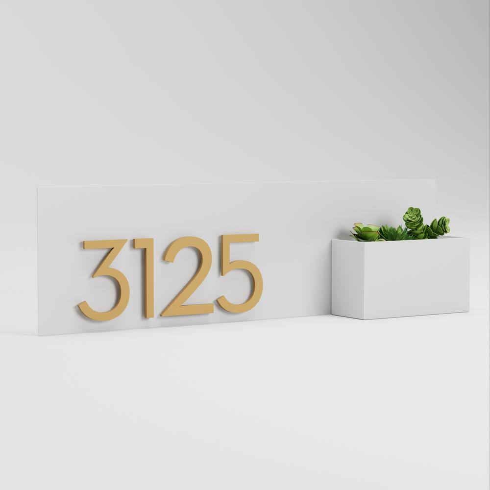 Vista View Rectangle Address Planter - Hercitys