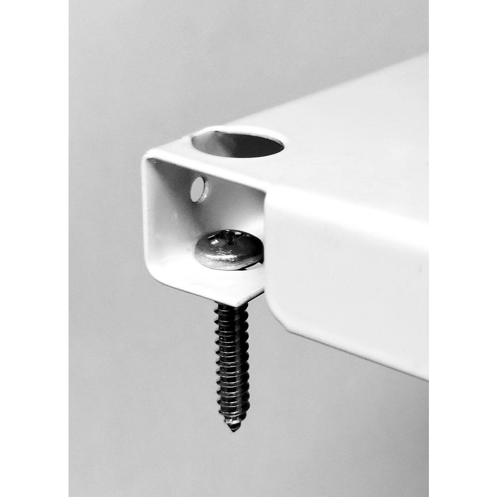 Kitchen Pegboard 32 in. x 32 in. Metal Peg Board Pantry Organizer Kitchen Pot Rack White Pegboard and Black Peg Hooks - Hercitys