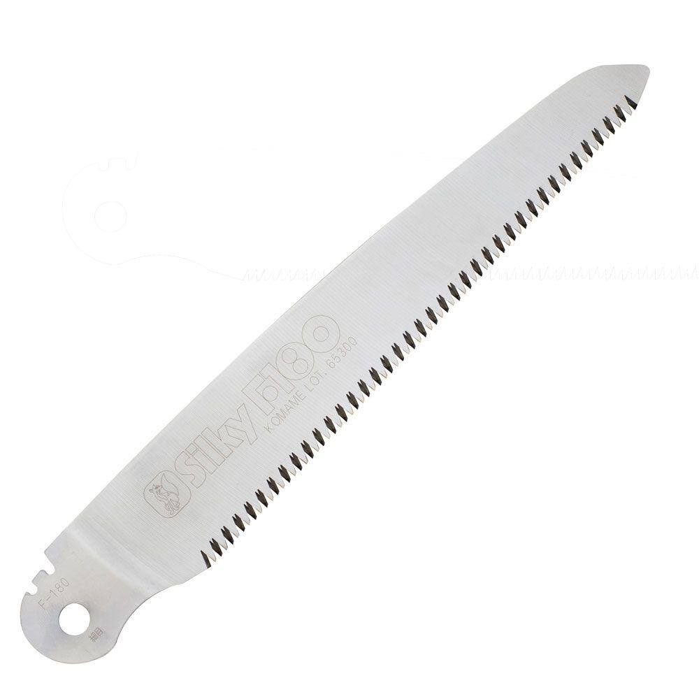 New F-180 7 in. Folding Saw in Orange and Black Replacement Blade - Hercitys