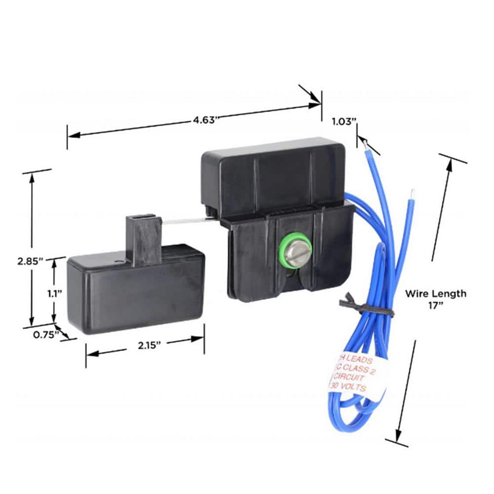 Drain Pan 125-250 VAC Safety Switch Drill Clamp Mount - Hercitys