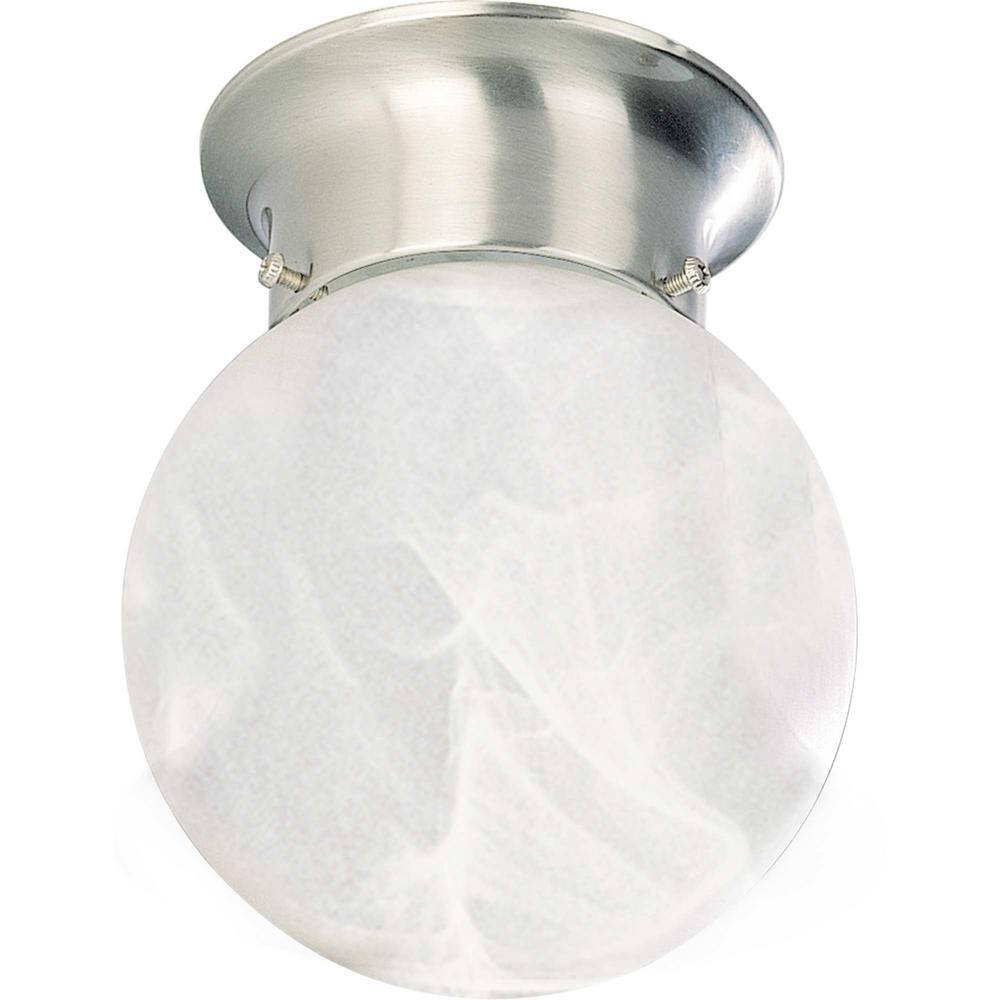 Trinidad 1-Light Brushed Nickel Flushmount - Hercitys