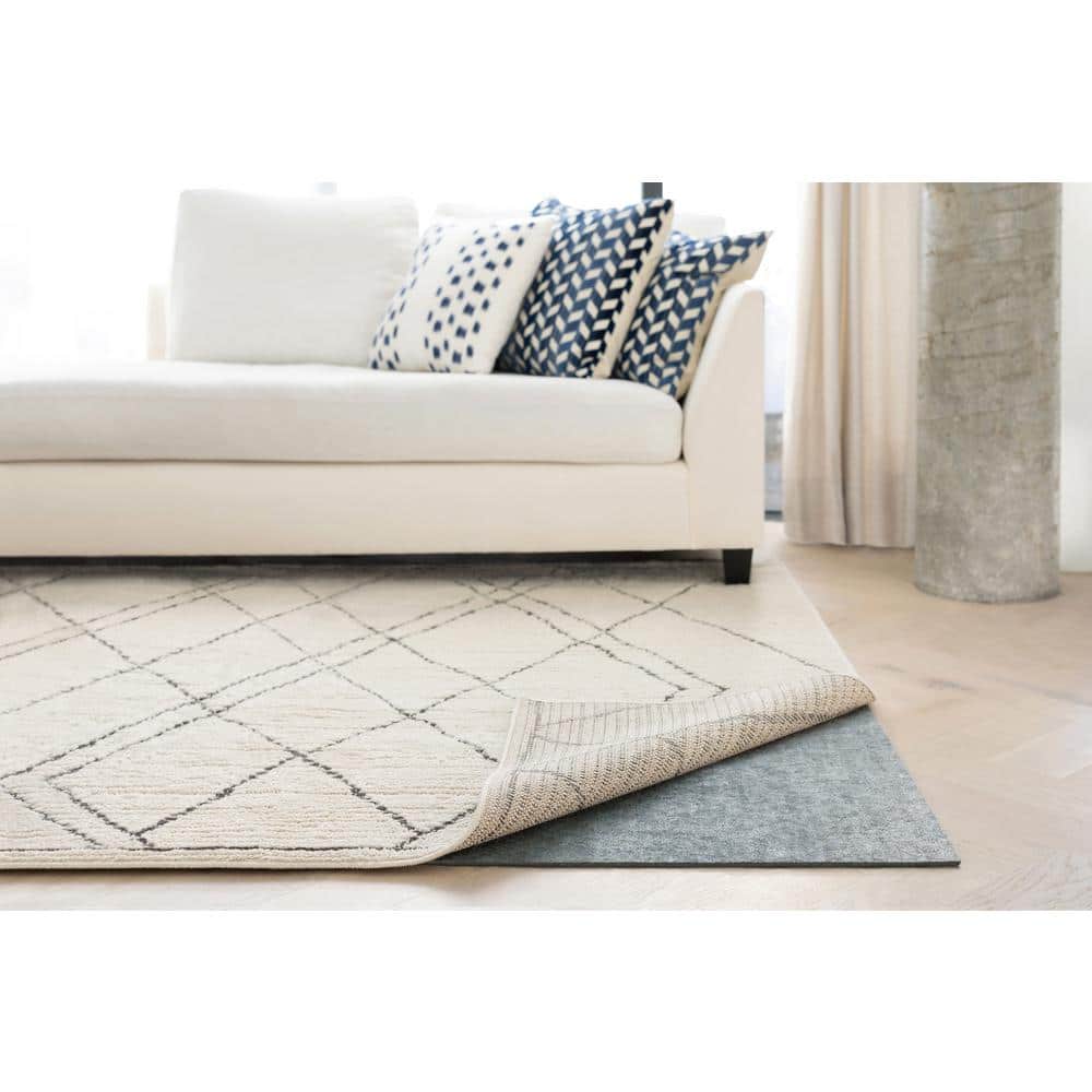 Classic Non-Slip 5 ft. x 8 ft. Dual Surface 1/4 in. Thick Rug Pad - Hercitys