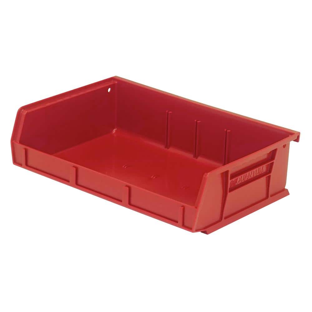 Ultra Series 2.11 qt. Stack and Hang Bin in Red (8-Pack) - Hercitys