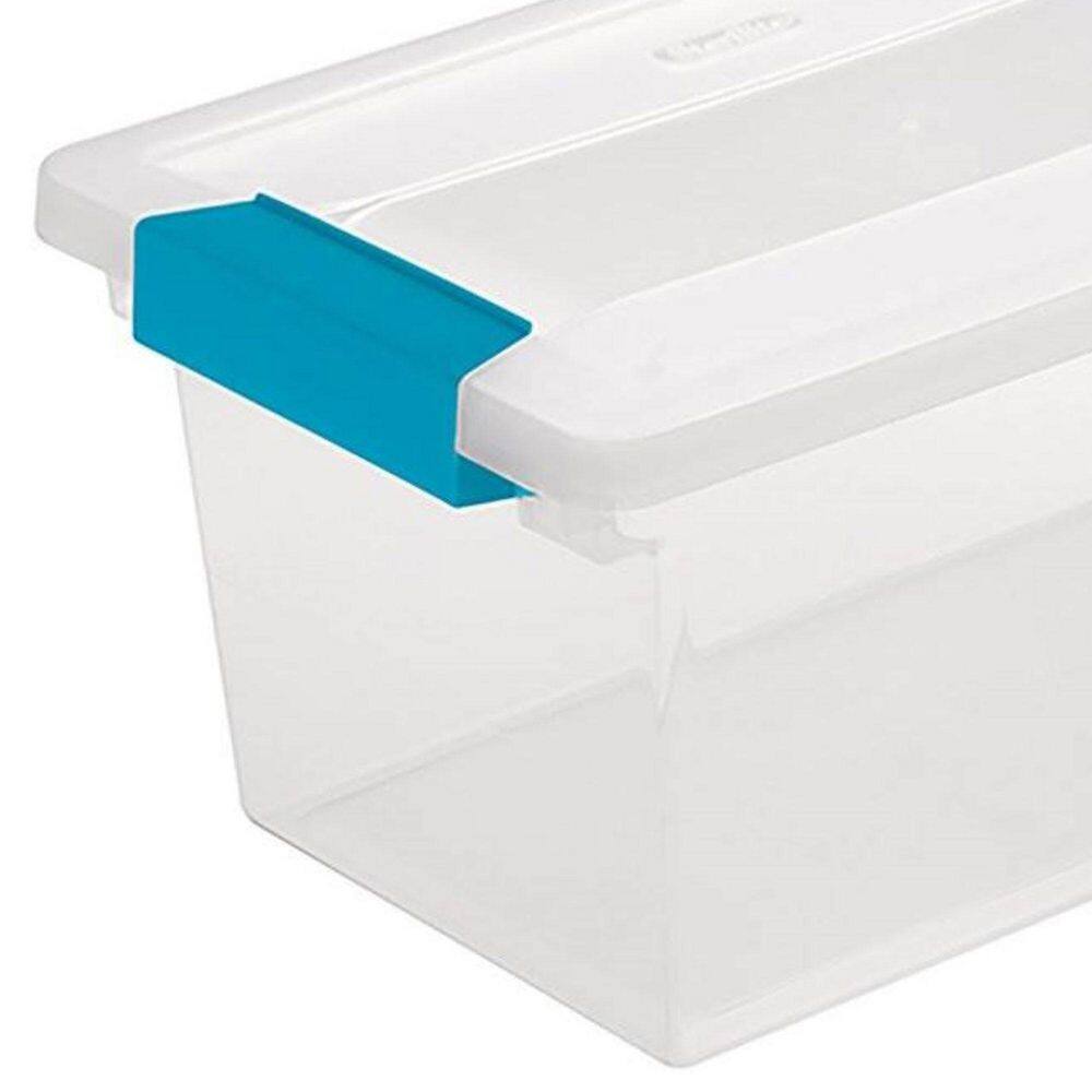 Medium Clear Storage Tote 8-Pack, Large Clear Storage Tote 8-pack - Hercitys