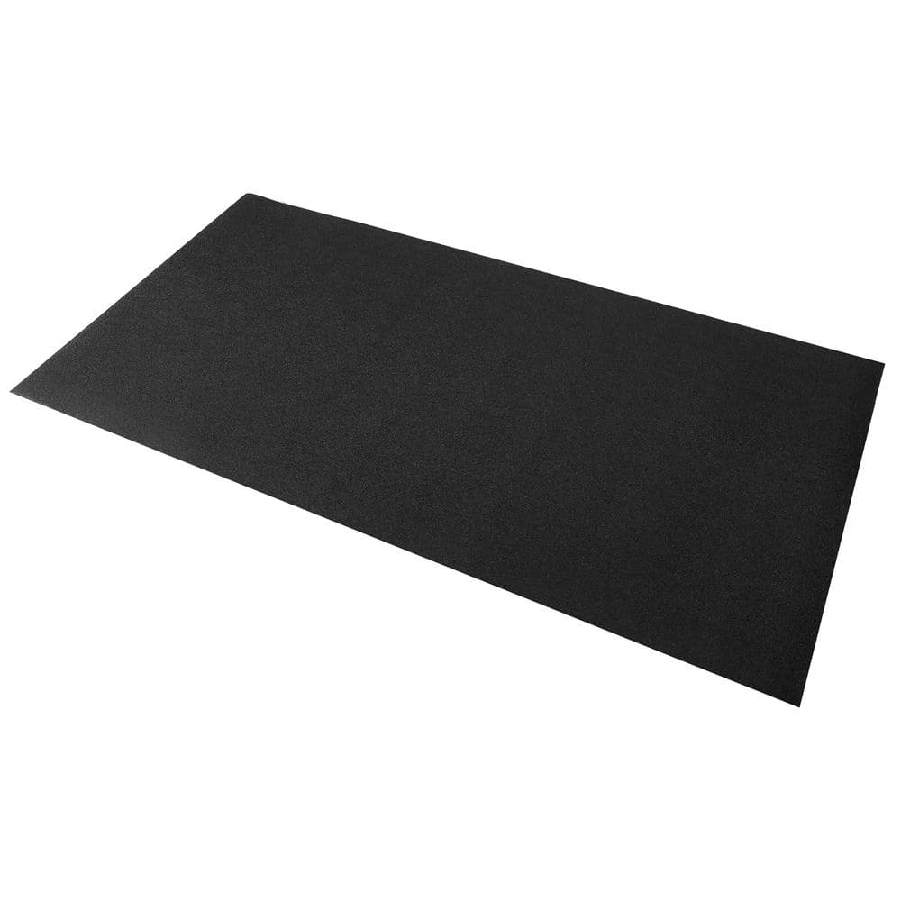 Black 30 in. W x 60 in. L x 0.25 in. T EVA Foam Gym Flooring Mat (12.5 sq. ft.) - Hercitys