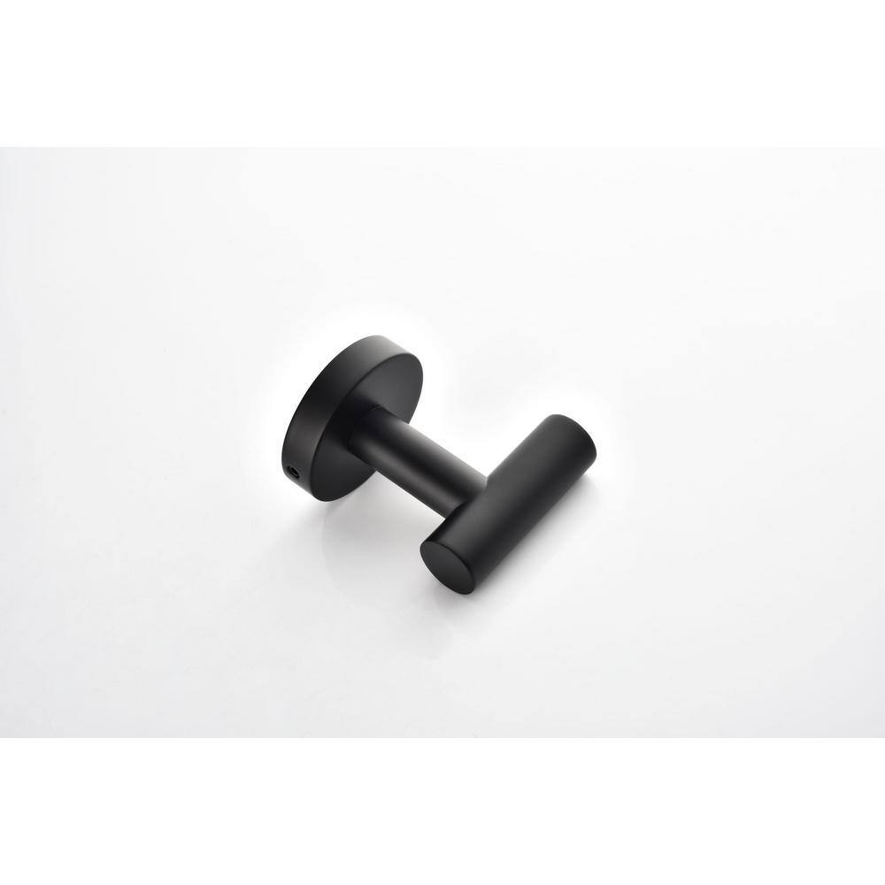 Wall Mount Matte Black Paper Towel Holder 6-Pack - Hercitys