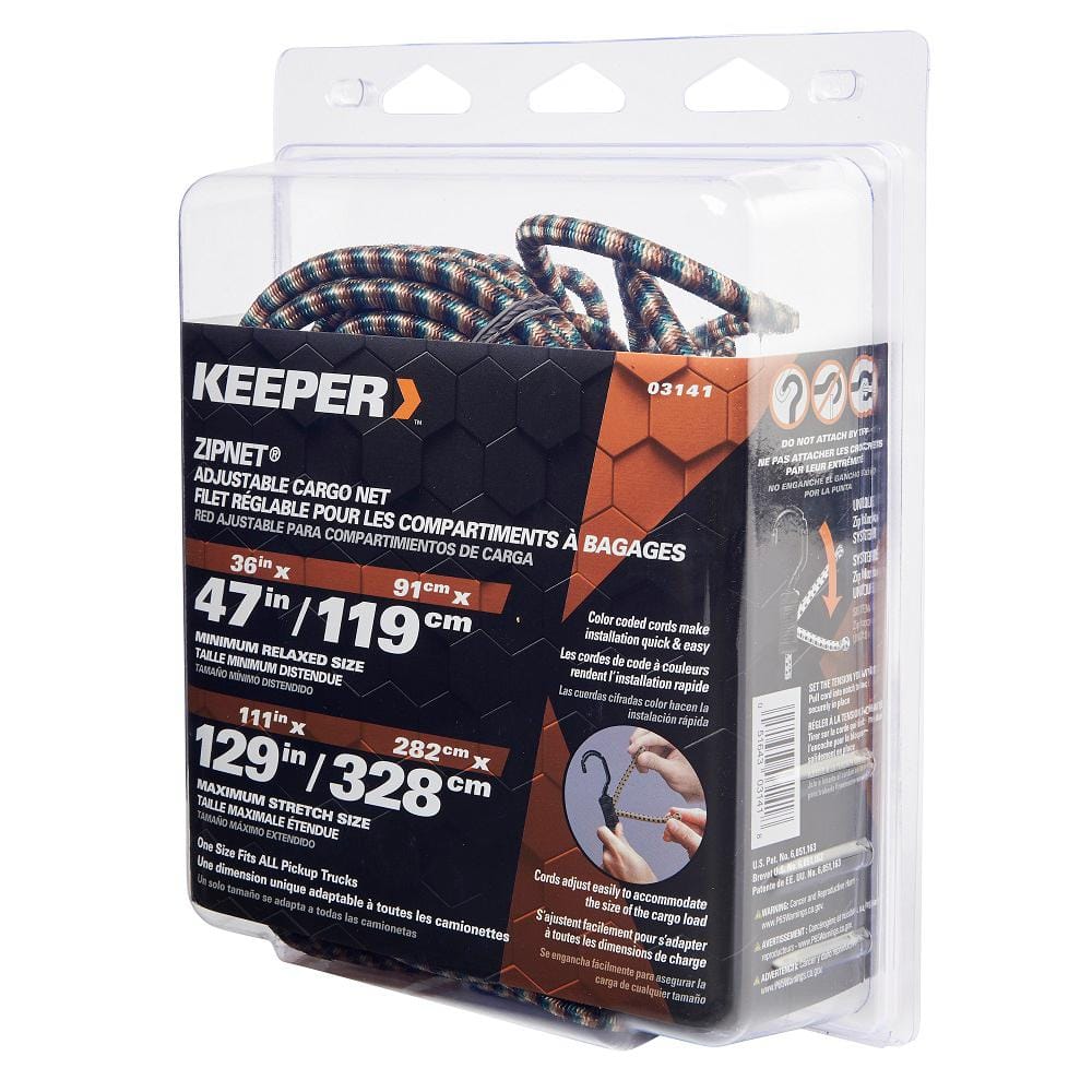 ZipNet Camo Adjustable Cargo Net - Hercitys