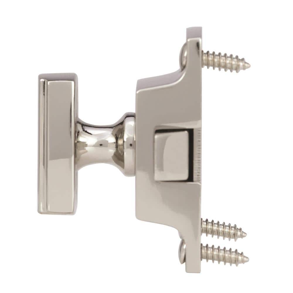 Highland Ridge 1-3/16 in (30 mm) Center-to-Center Polished Nickel Cabinet Door Latch - Hercitys
