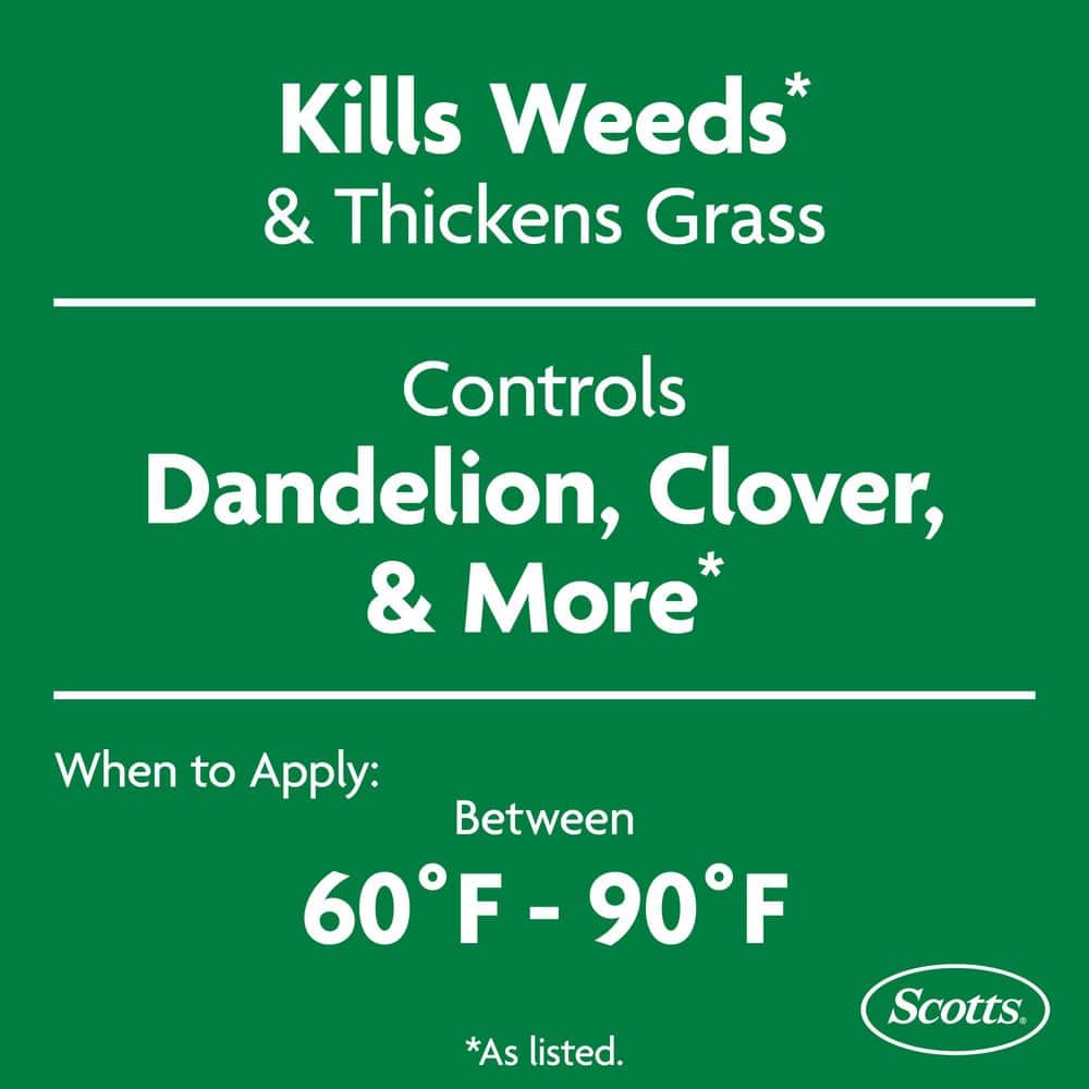 Turf Builder 11.32 lbs. 4,000 sq. ft. Weed and Feed5, Weed Killer Plus Lawn Fertilizer - Hercitys