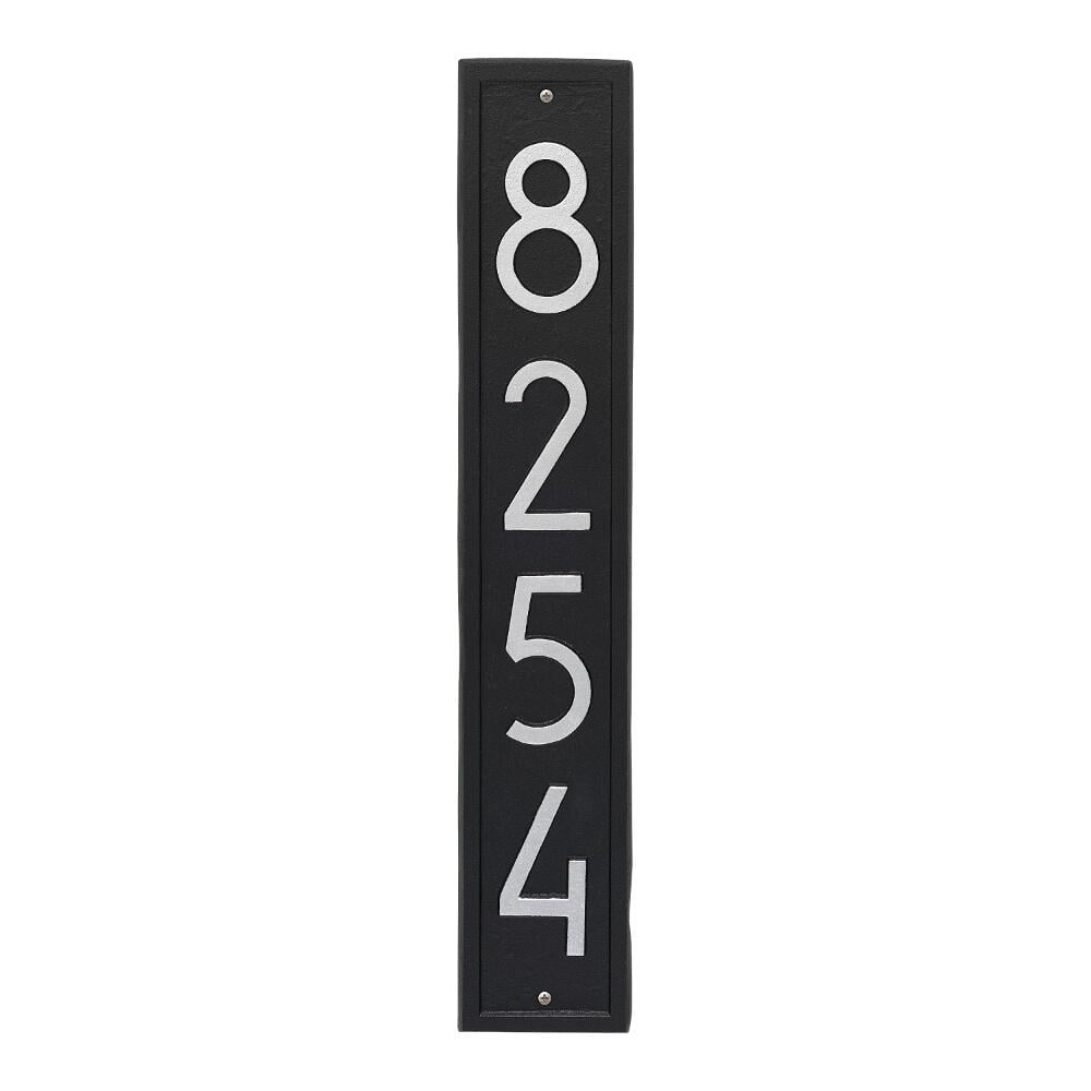 Vertical Modern Personalized Rectangle Wall Plaque - Hercitys