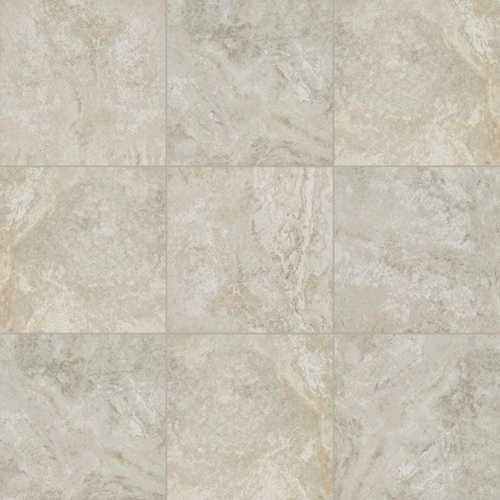 Trevi Silver 2 cm. x 24 in. x 24 in. Matte Porcelain Paver Tile (8 sq.ft/Case) - Hercitys
