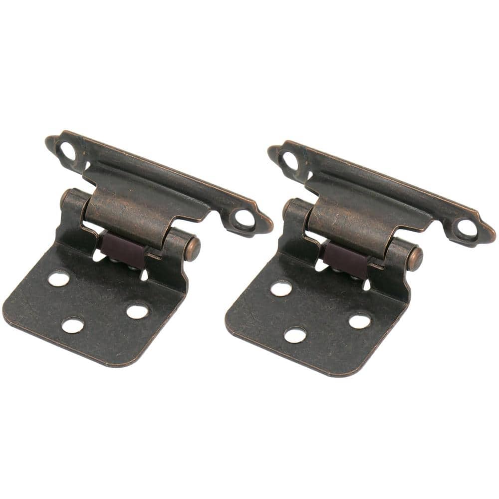 Face Frame Venetian Bronze Full Inset Self-Closing Hinge (25 -Pack) - Hercitys