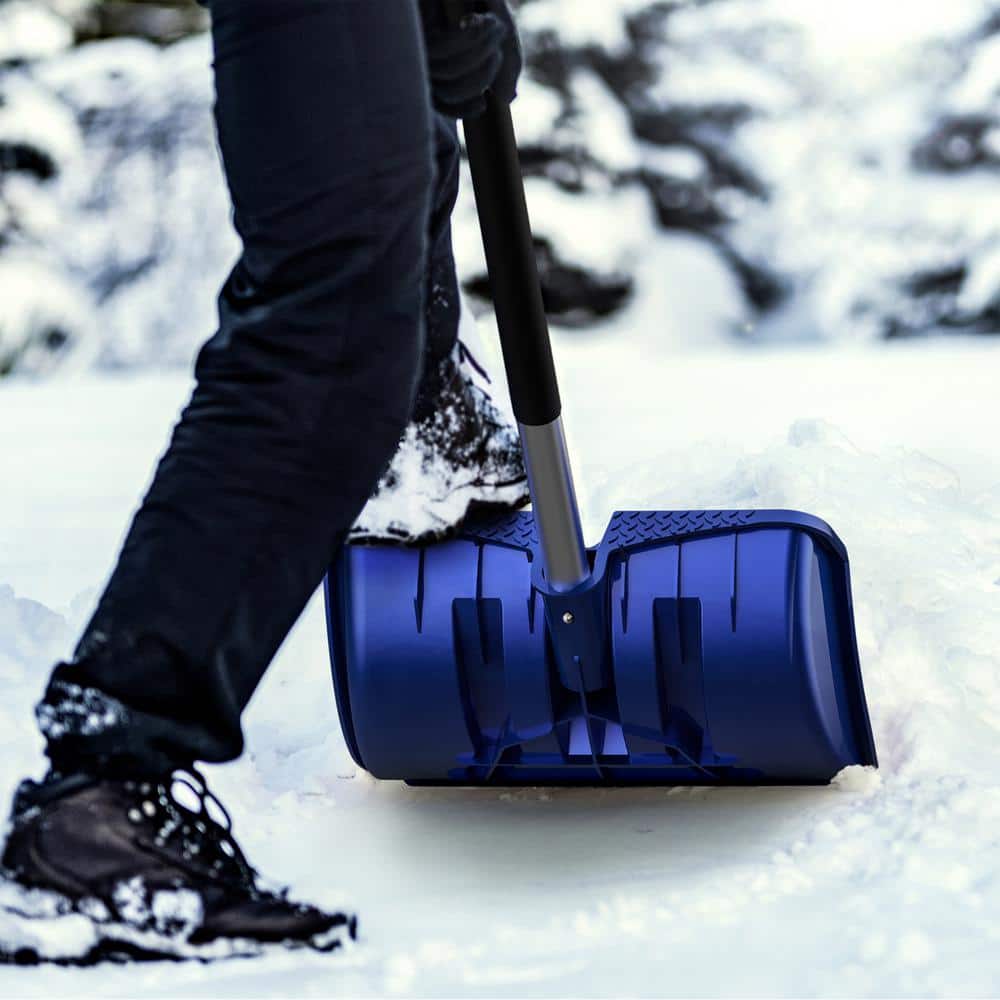 Arctic Titan Pro-Series 40in. Plastic Handle with 15in. Plastic Blade Scoop Snow Shovel - Hercitys
