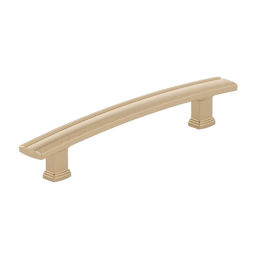 Marsala Collection 5-1/16 in. (128 mm) Classic Champagne Bronze Rectangular Cabinet Bar Pull - Hercitys