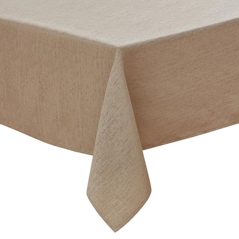 Addison Fabric Tc, Tan, Tablecloth, (60×84) - Hercitys