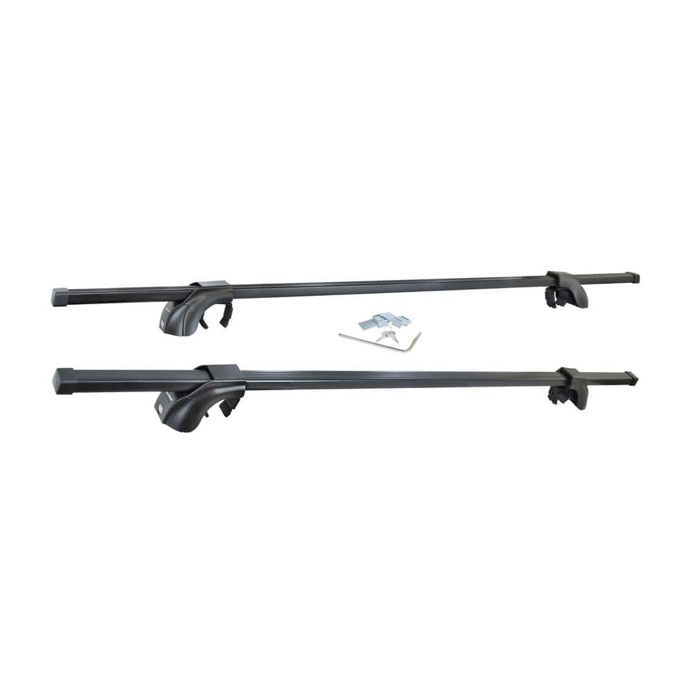 SteelTop 50 in. 165 lbs. Capacity Cross Rail System Roof Rack - Hercitys