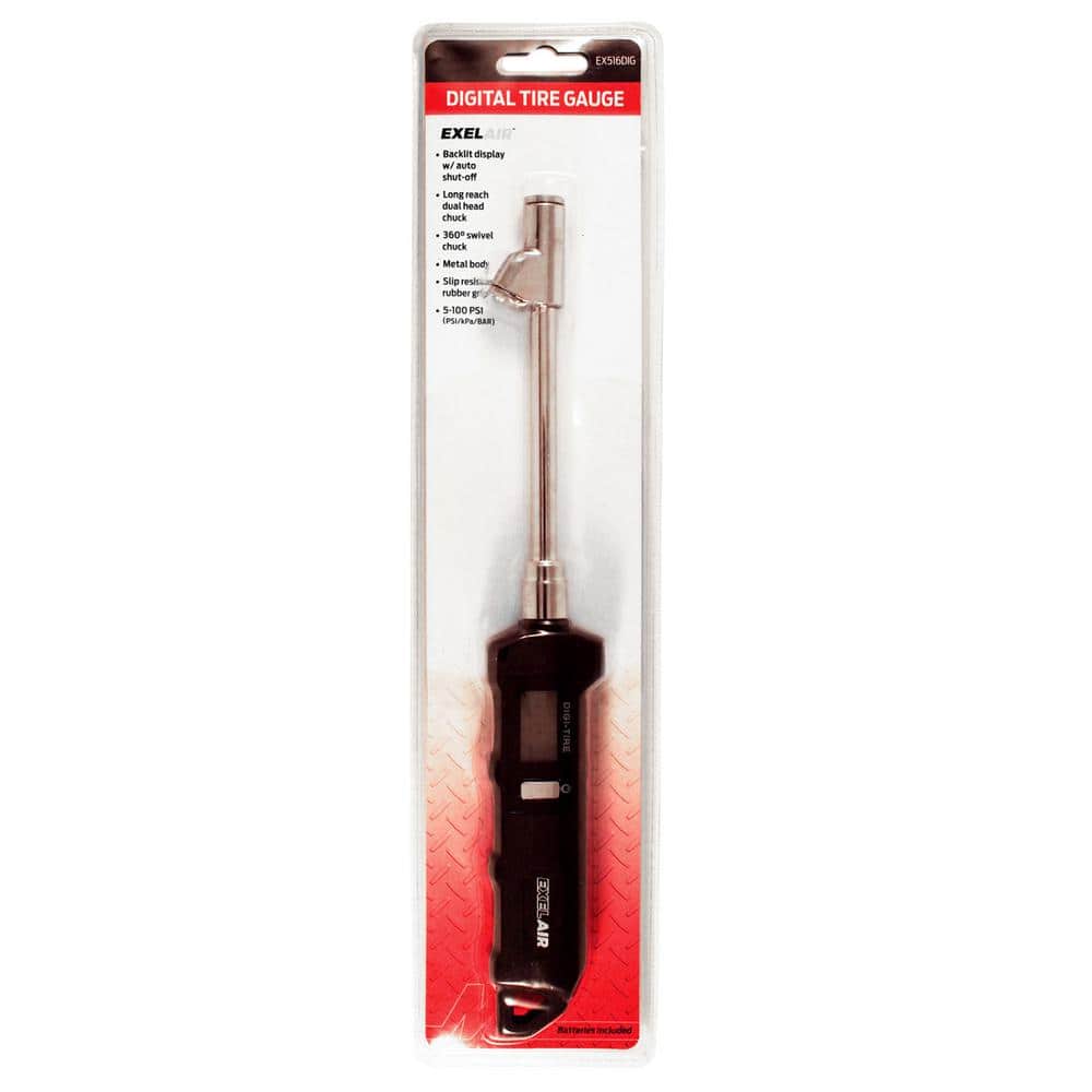 Swivel Air Chuck Digital Tire Gauge - Hercitys
