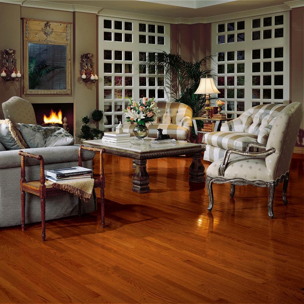 American Originals Ginger Snap Oak 3/4 in. T x 2-1/4 in. W Smooth Solid Hardwood Flooring (20 sq.ft./ctn) - Hercitys