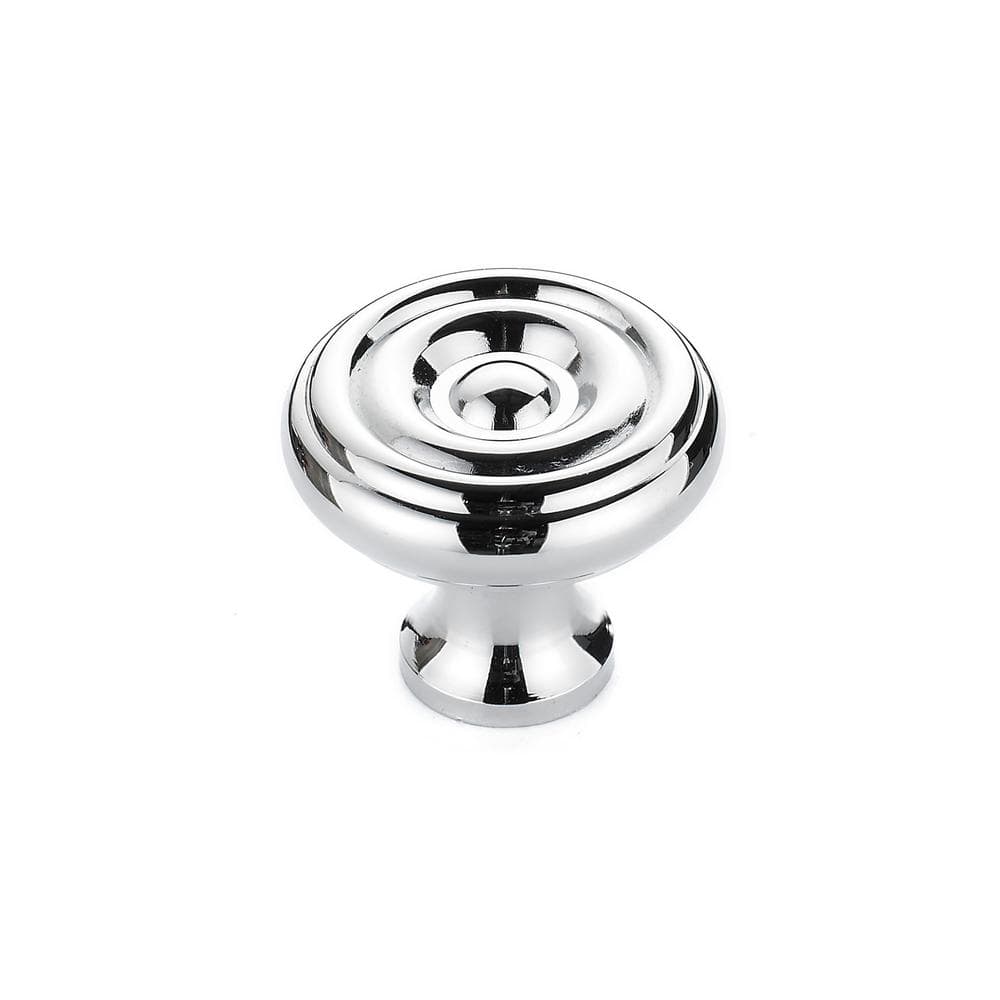 Laval Collection 1-1/4 in. (32 mm) Chrome Traditional Cabinet Knob - Hercitys