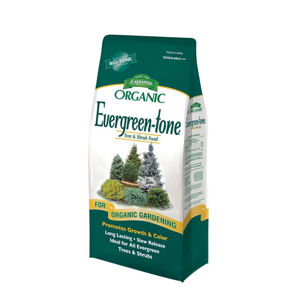 Evergreen Tone 8 lbs. Organic Tree and Shrub Plant Food (4-3-4) - Hercitys