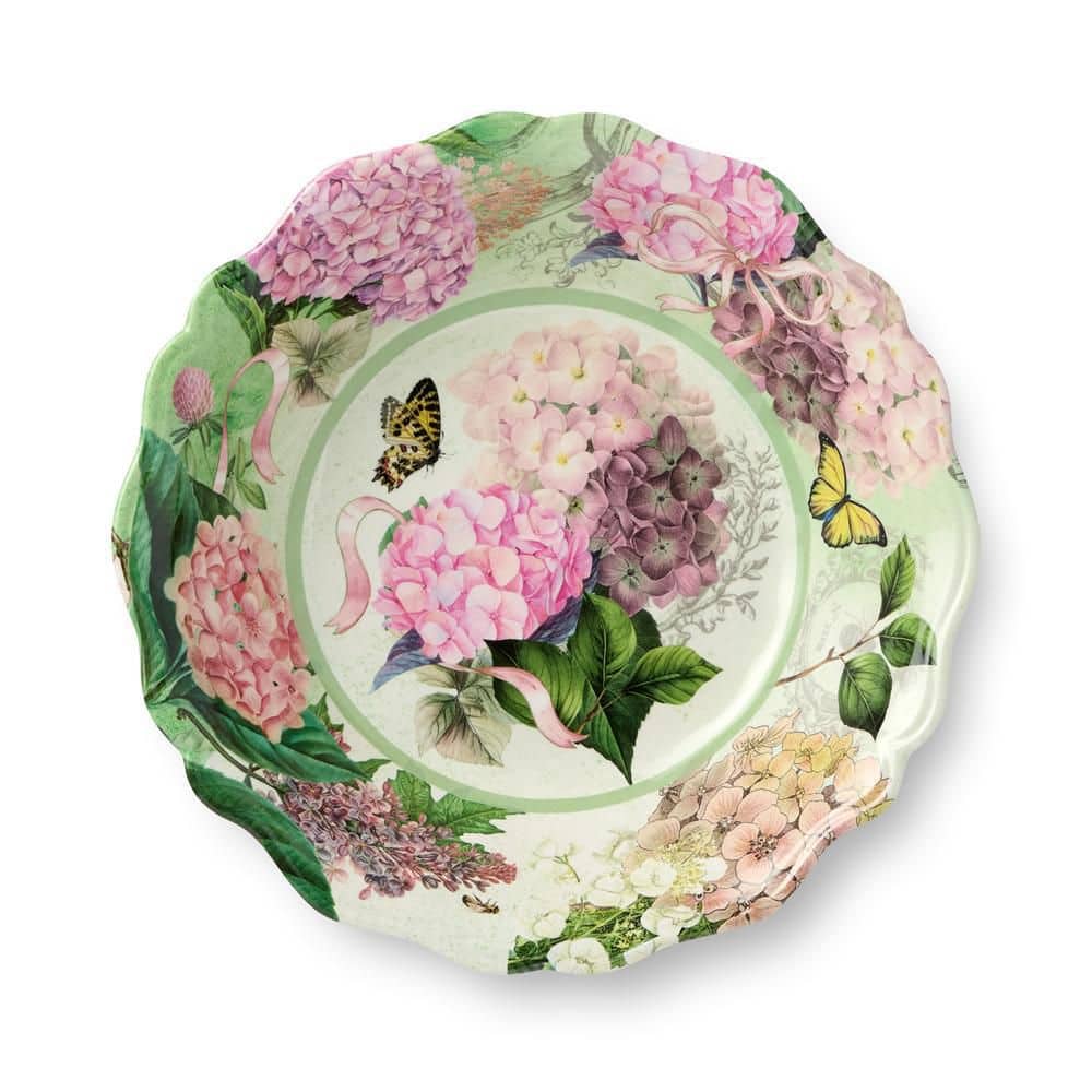 Garden Path 28 fl. oz. Multi-Colored Melamine All Purpose Bowl (Set of 4) - Hercitys